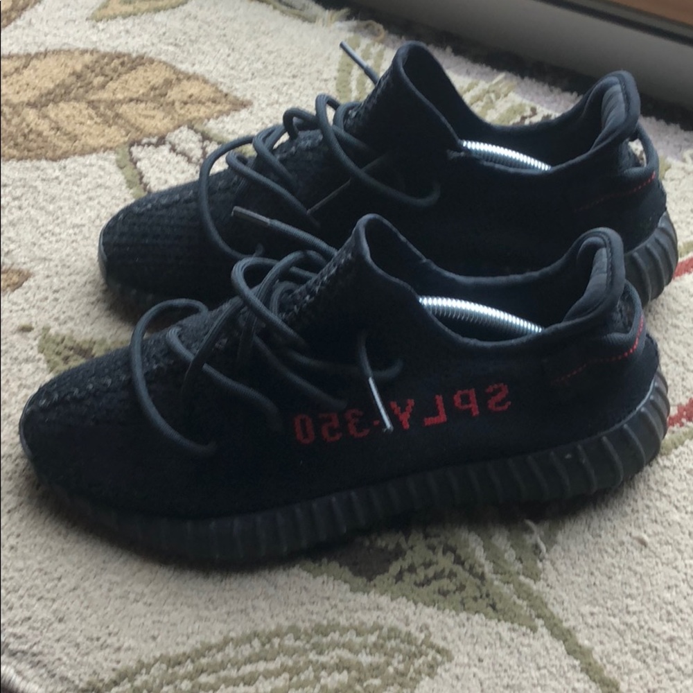 Adidas yeezy 350 v2 bred black red